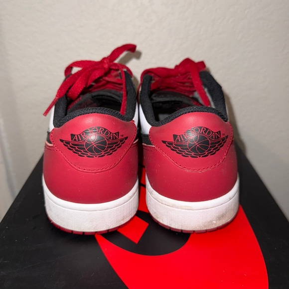 Jordan 1 Black Toe Low Sneakers - Picture 7 of 10